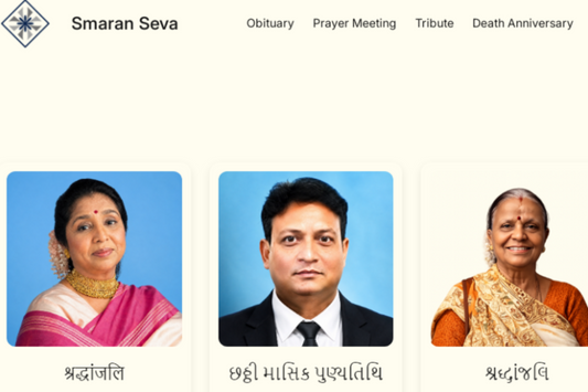 Important Announcement: Launch of “Smaran Seva” – A Dedicated Platform for Memorial & Tribute Services